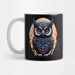 Owl Dia De Los Muertos Mug